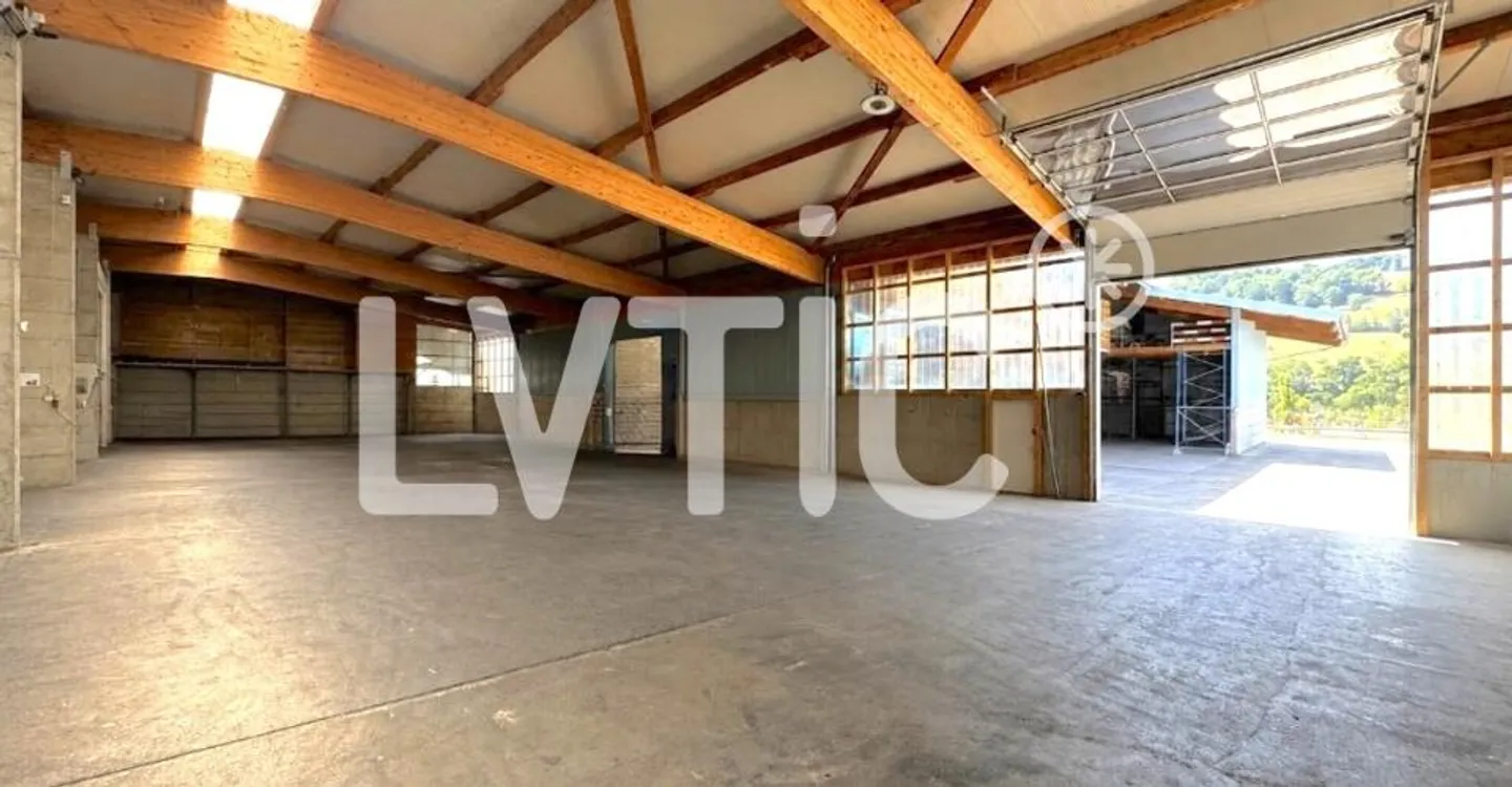 EXCLUSIVITÉ - Halle industrielle de 1500 m2 à louer à Moudon - Foto 3 di 8