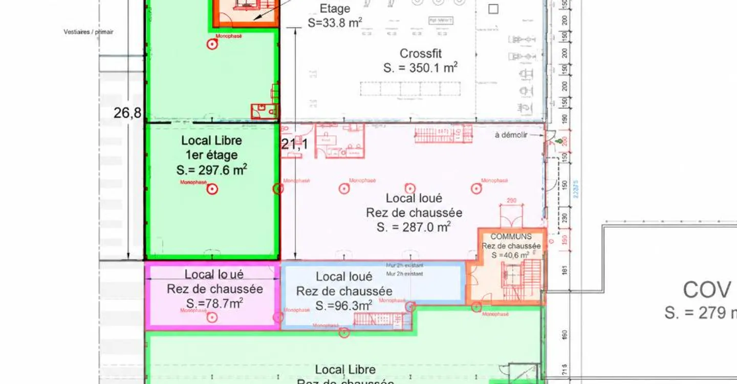 Sion, to rent a 297.60 m2 on the 1st floor in a fully renovated industrial building. - Photo 5 of 7