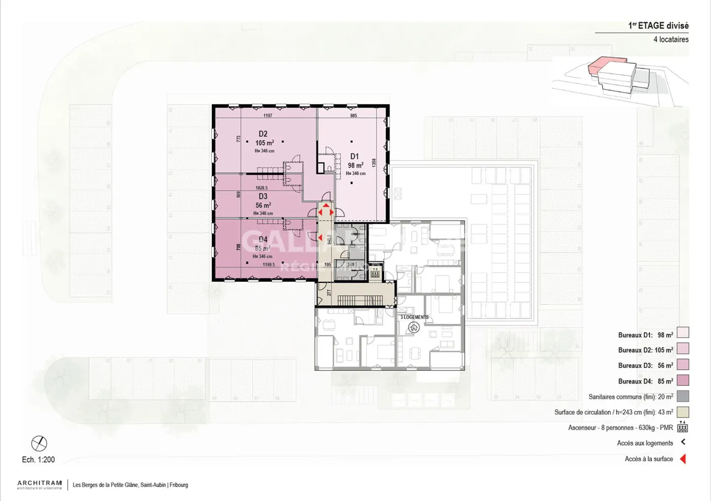 YOUR FUTURE COMMERCIAL SPACE IN SAINT-AUBIN – 56, 98 OR 105 M2 - Photo 6 of 7