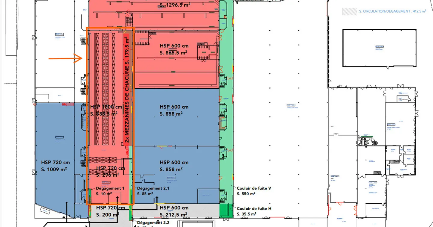Laboratorio/magazzino di 1516 m2 al piano terra - Alta amperaggio - 17m di altezza - Foto 2 di 2