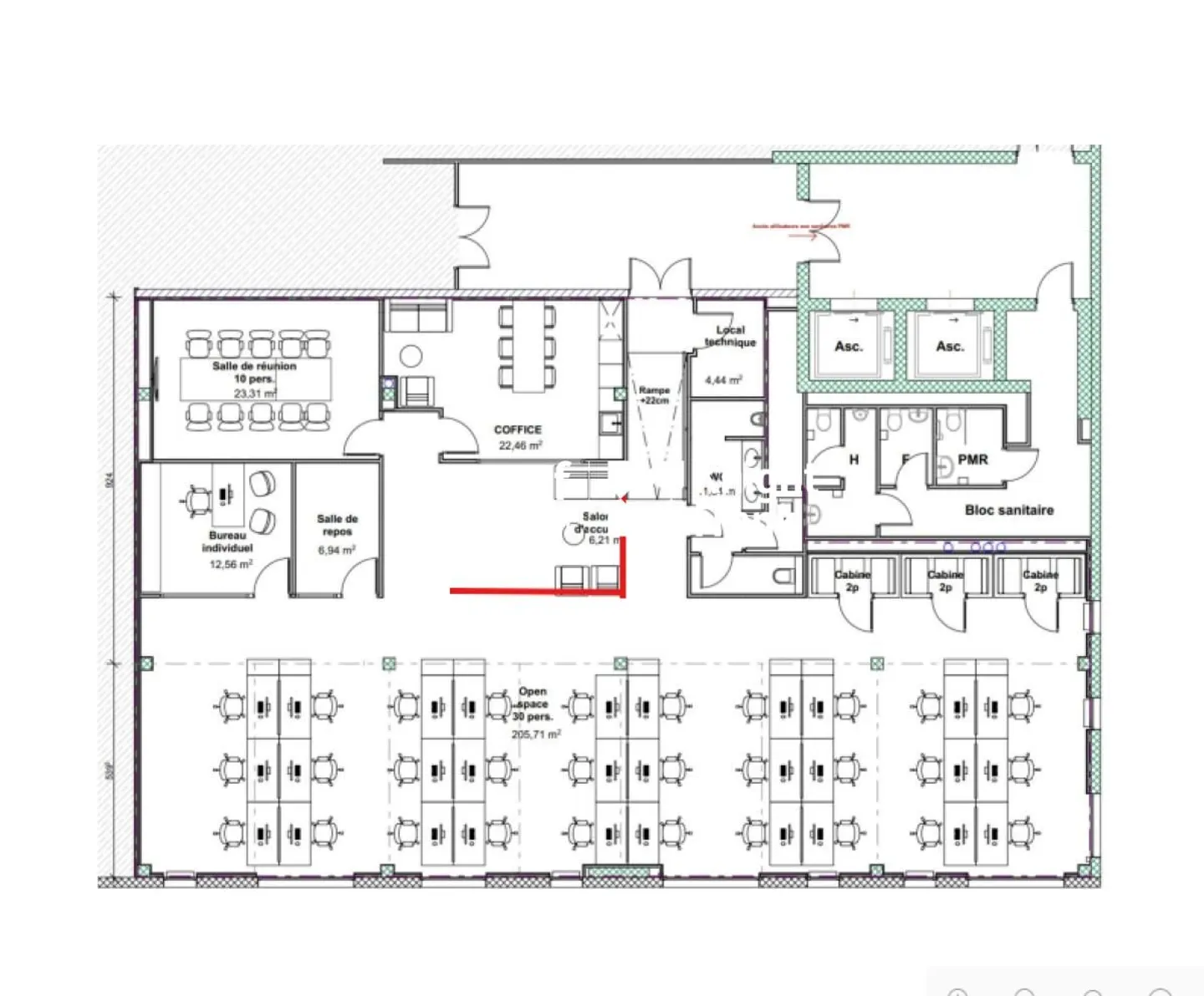 Thônex - 303 m² activity space in a recent building - Photo 10 of 10