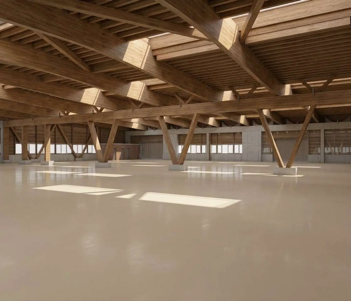Espaces de hall à partir d'environ 1000 m² et 7,2 m de hauteur sous plafond pour la production, le commerce, les loisirs et le showroom - Photo 2 sur 13