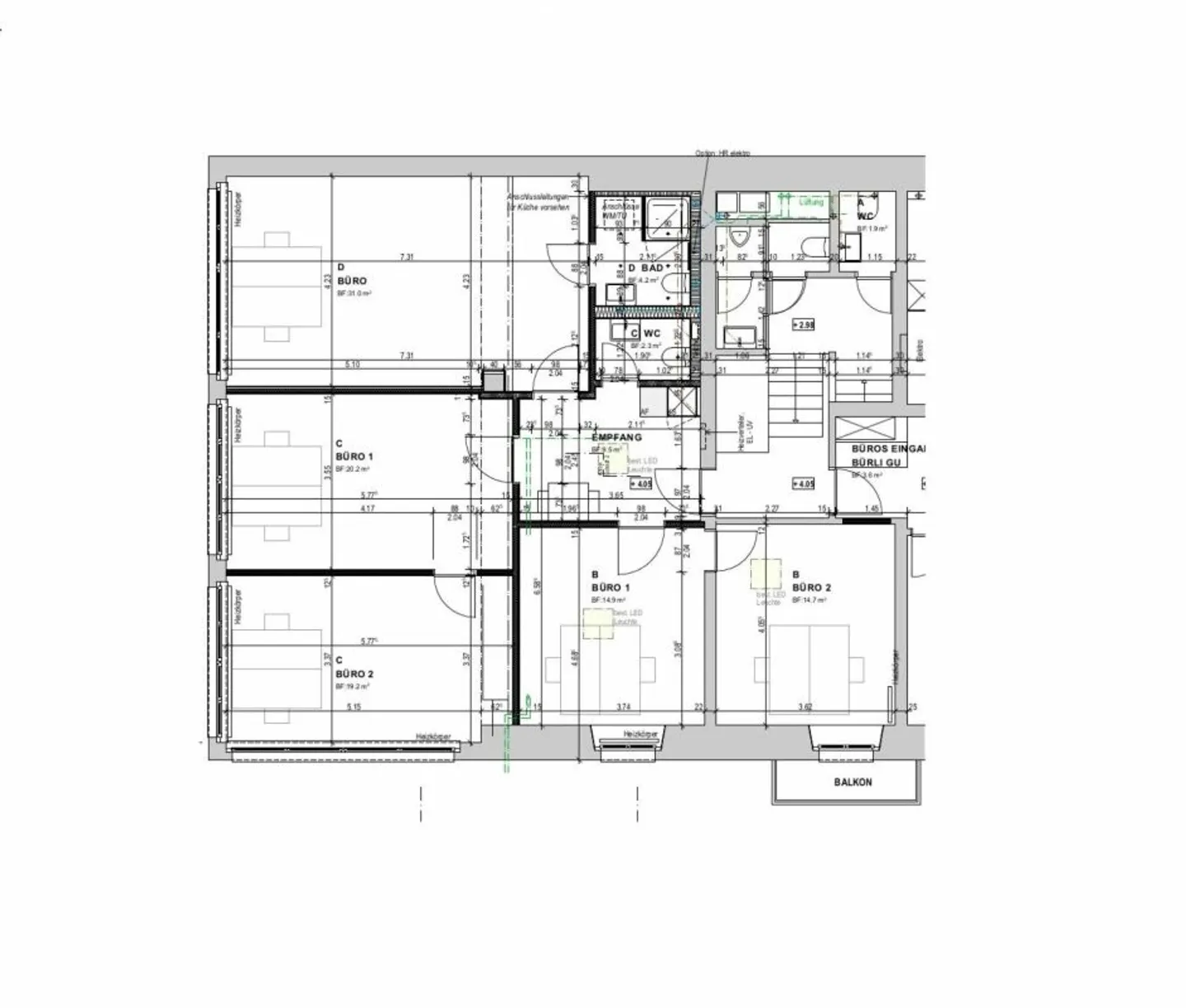 Zentrale Büroräumlichkeit im Herzen der Luzerner Neustadt - Photo 10 of 10