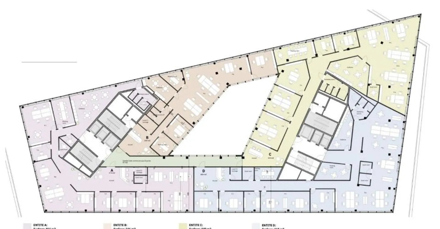 Exceptional offices of 468m² in the heart of the Étang district - Photo 11 of 13