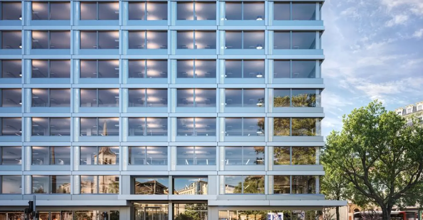 In affitto - Spazio uffici di 405 m² - Edificio EGŌN, Plainpalais, Ginevra - Foto 1 di 9