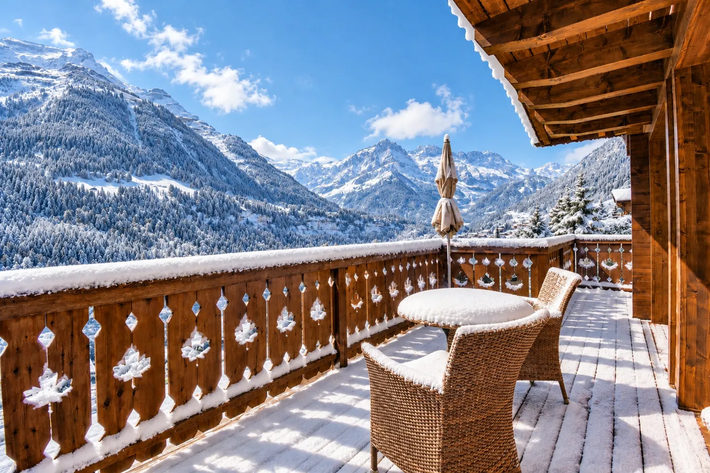 Magnificent chalet offering an unobstructed view of the Dents-du-Midi - Photo 9 of 13