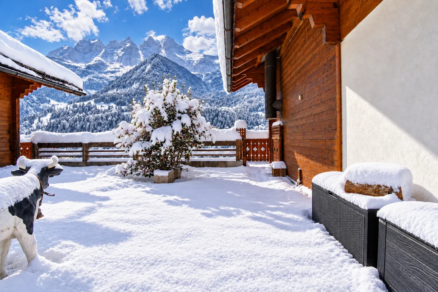 Magnificent chalet offering an unobstructed view of the Dents-du-Midi - Photo 13 of 13