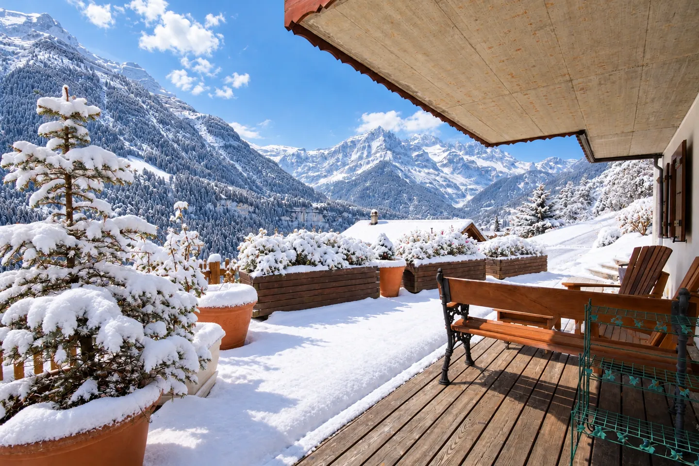 Magnificent chalet offering an unobstructed view of the Dents-du-Midi - Photo 7 of 13