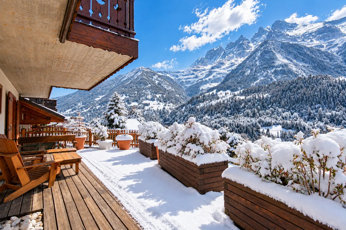 Magnificent chalet offering an unobstructed view of the Dents-du-Midi - Photo 6 of 13