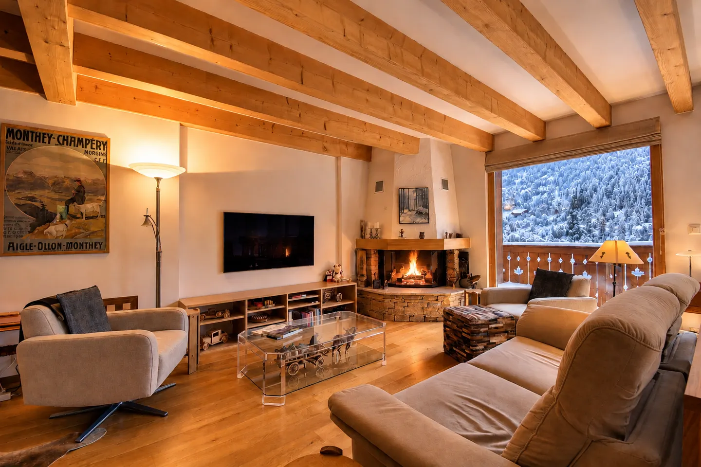 Magnificent chalet offering an unobstructed view of the Dents-du-Midi - Photo 2 of 13