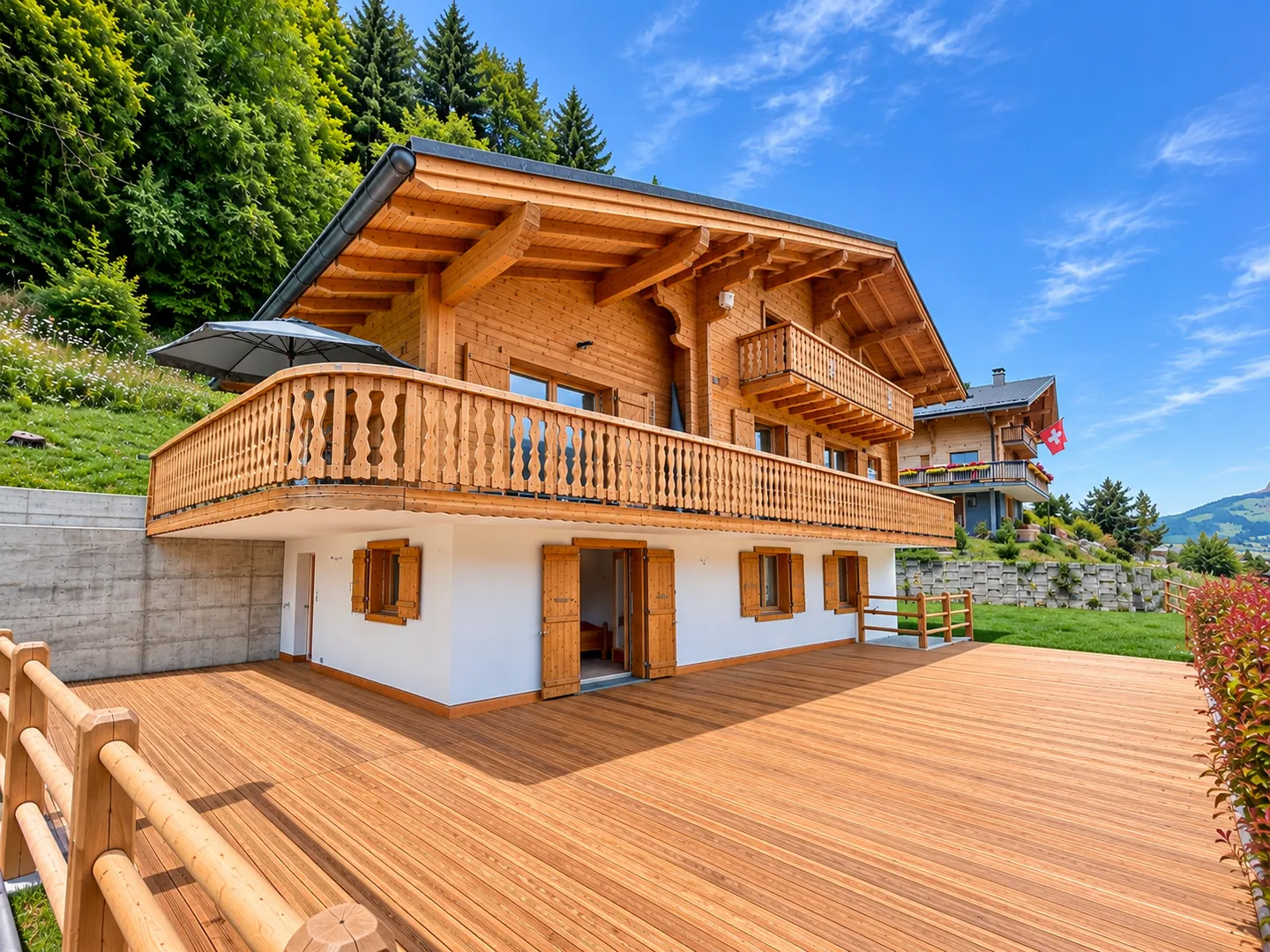 Magnificent chalet with unobstructed view of the Dents-du-Midi - Photo 1 of 13