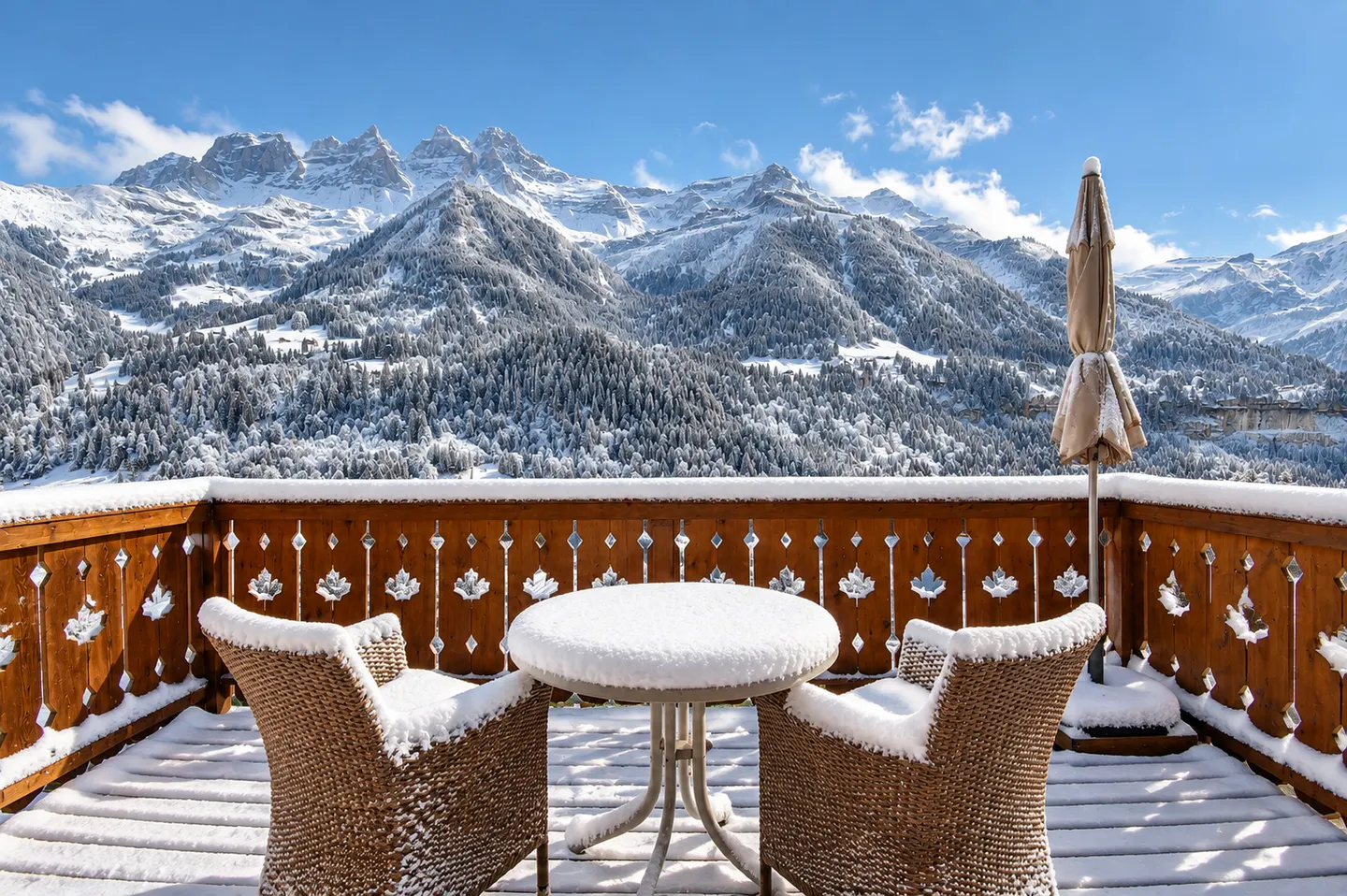 Magnificent chalet offering an unobstructed view of the Dents-du-Midi - Photo 10 of 13
