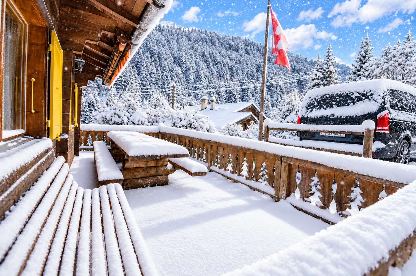 Chalet incantevole con bel giardino a Morgins - Foto 4 di 13