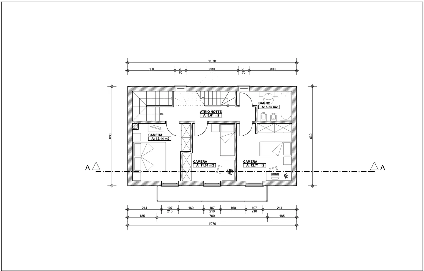 HELLER VILLA 5.5 MIT SEEBLICK UND GROSSEN GARTEN IN LUGAGGIA - Foto 9 von 11