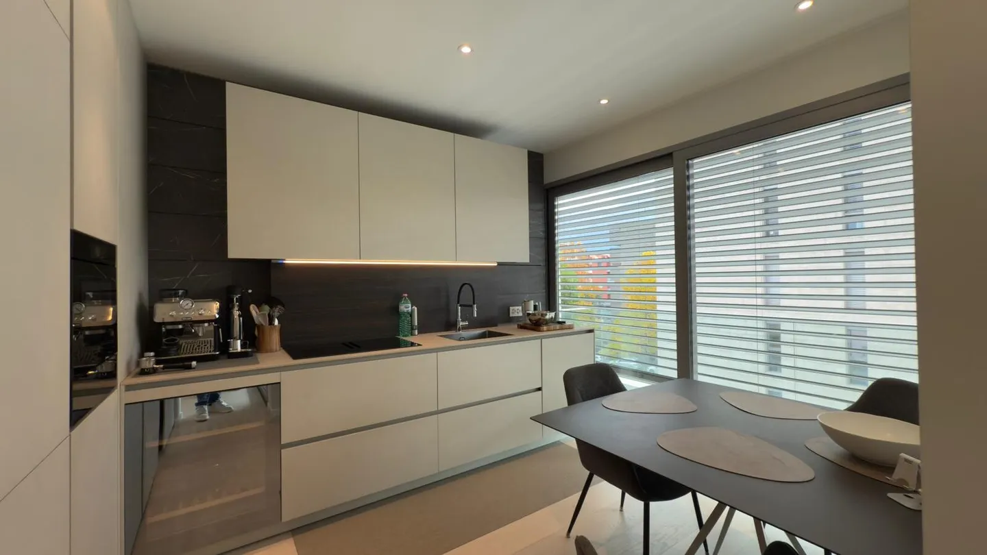 ELEGANTE 3.5 ZIMMER MIT TERRASSE UND OFFENEM BLICK IN LUGANO - Foto 3 von 10