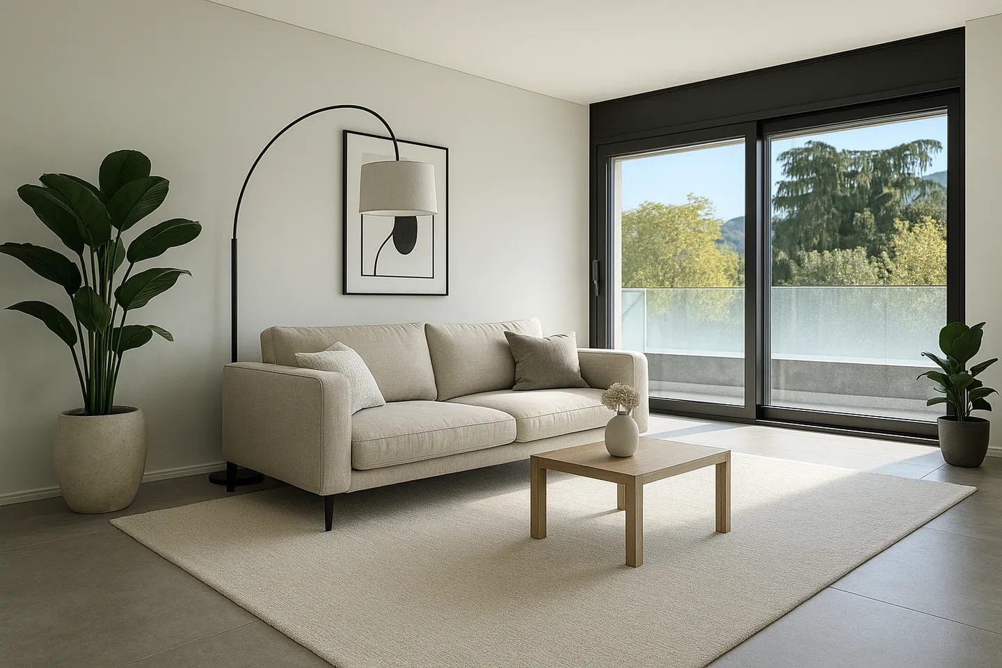 HELL 4.5 IM ERSTEN STOCK MIT ZWEI TERRASSEN IN VACALLO - Foto 1 von 10