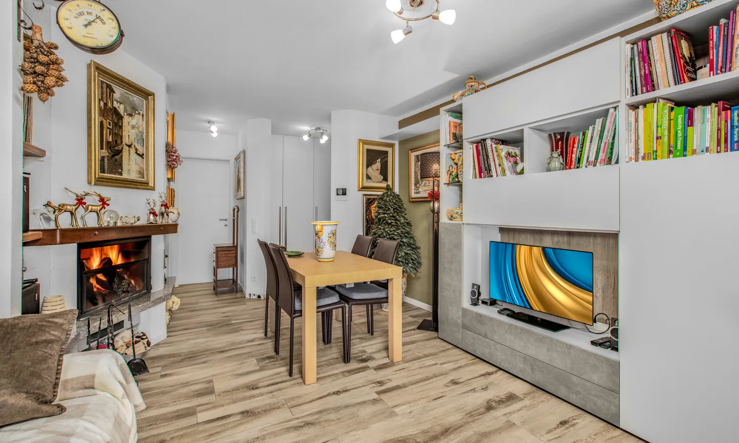 GRAZIOSO APPARTAMENTO AMMOBILIATO DI 2.5 LOCALI A PREGASSONA - Foto 1 di 9