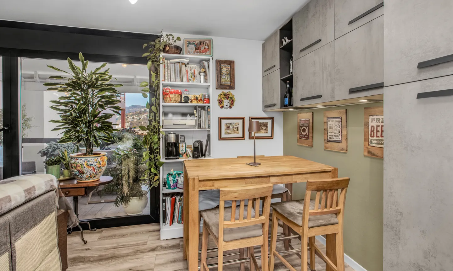 GRAZIOSO APPARTAMENTO AMMOBILIATO DI 2.5 LOCALI A PREGASSONA - Foto 5 di 9