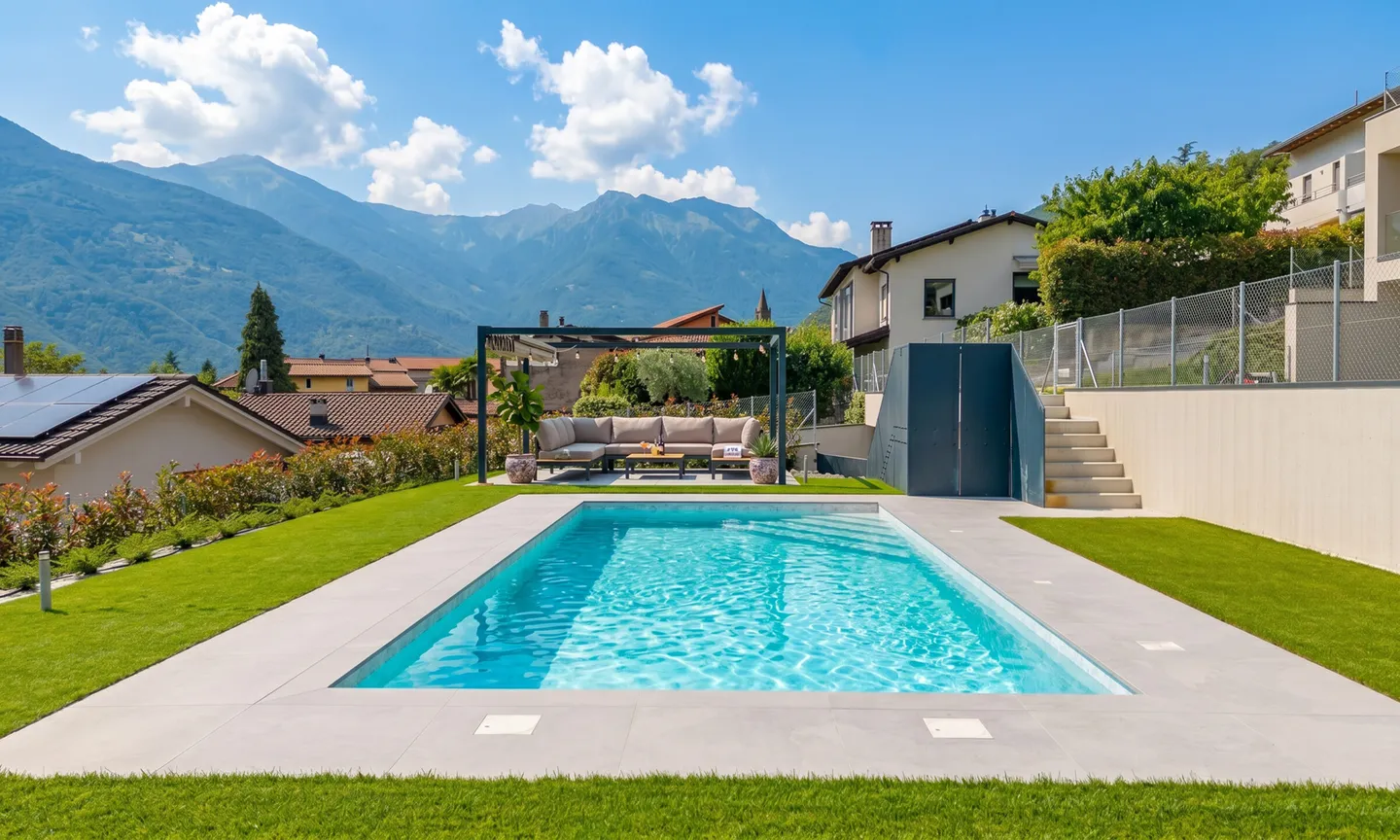 ATTICO 4.5 + LOCALI EXTRA E PISCINA A PONTE CAPRIASCA - Foto 1 von 11