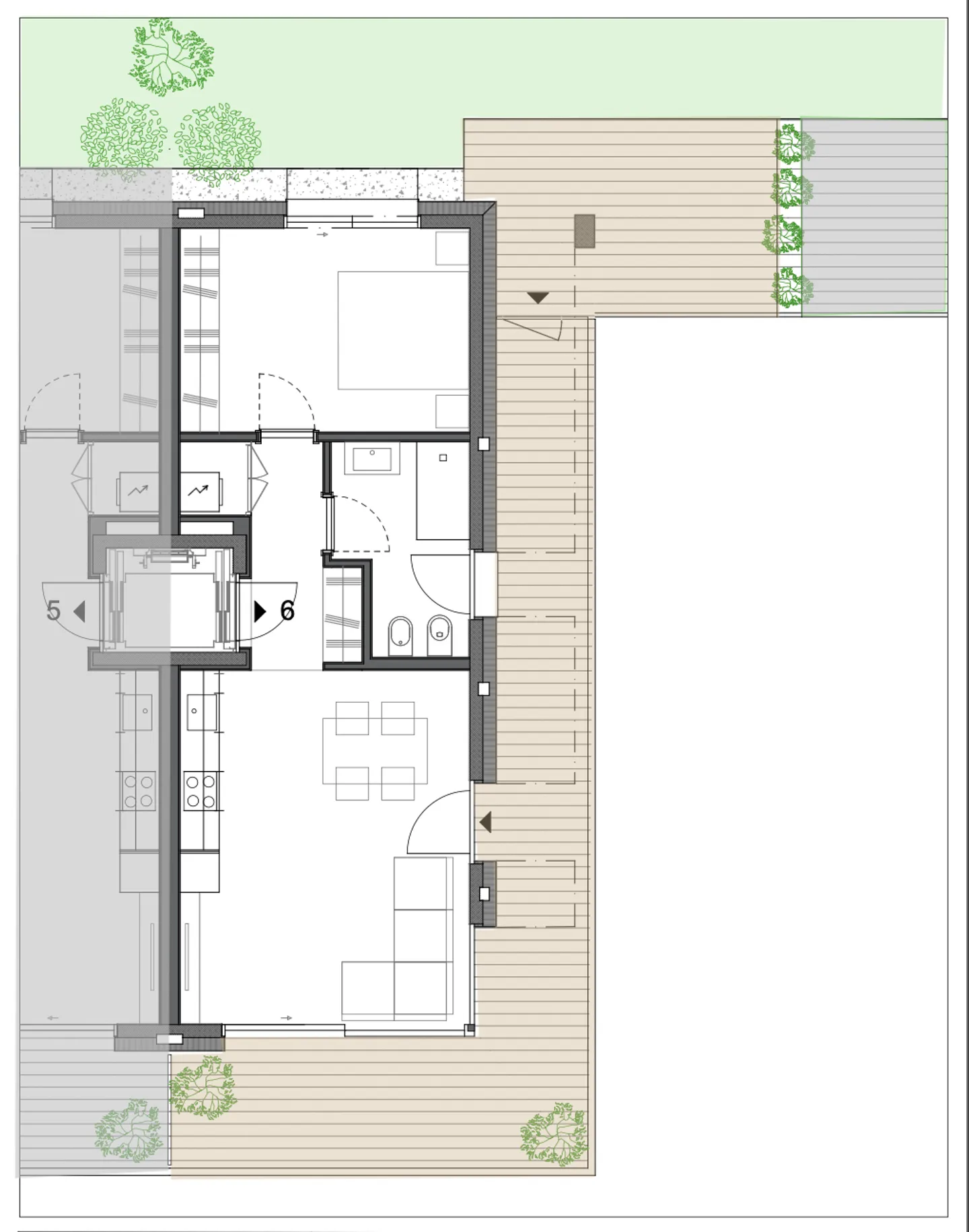 MODERNES ATTIKAWOHNUNG 2.5 ZIMMER MIT TERRASSE UND SEEBLICK IN ROVIO - Foto 10 von 10