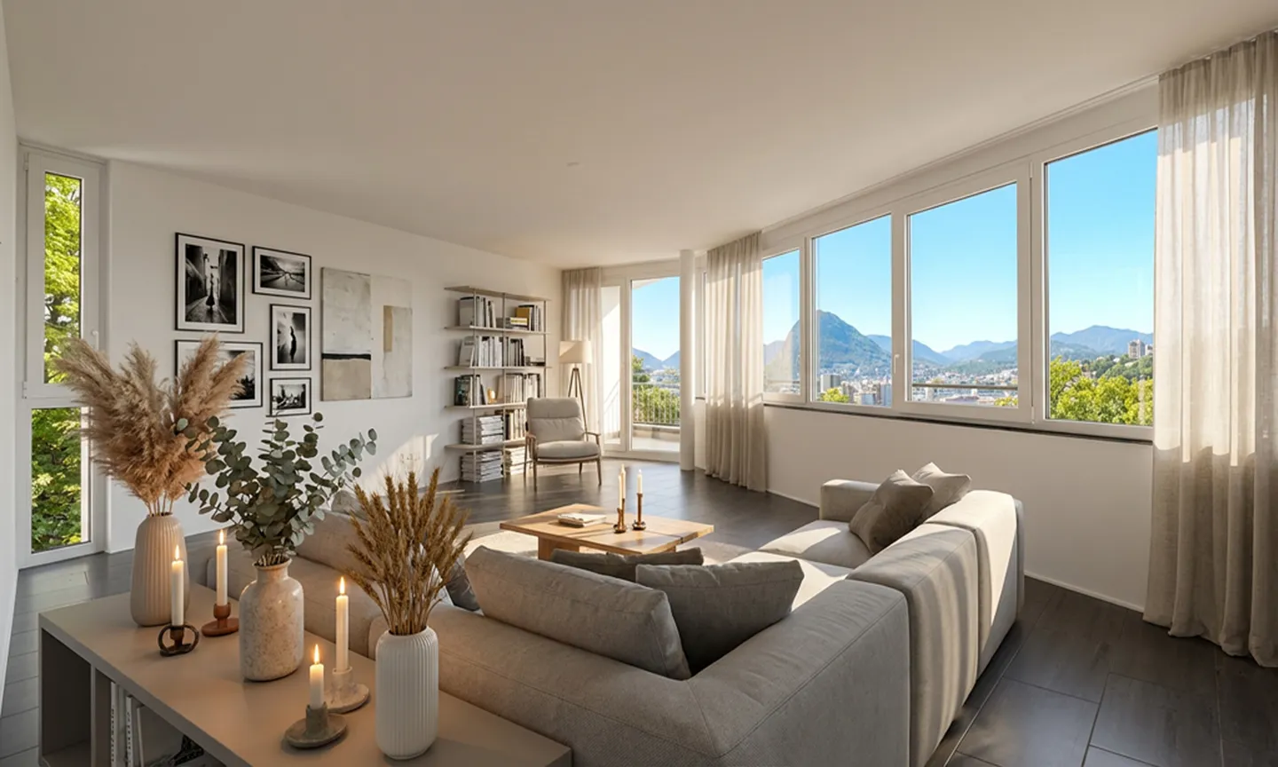 AMPIA VILLA 5.5 CON GIARDINO PISCINA E VISTA LAGO A CANOBBIO - Foto 4 di 13