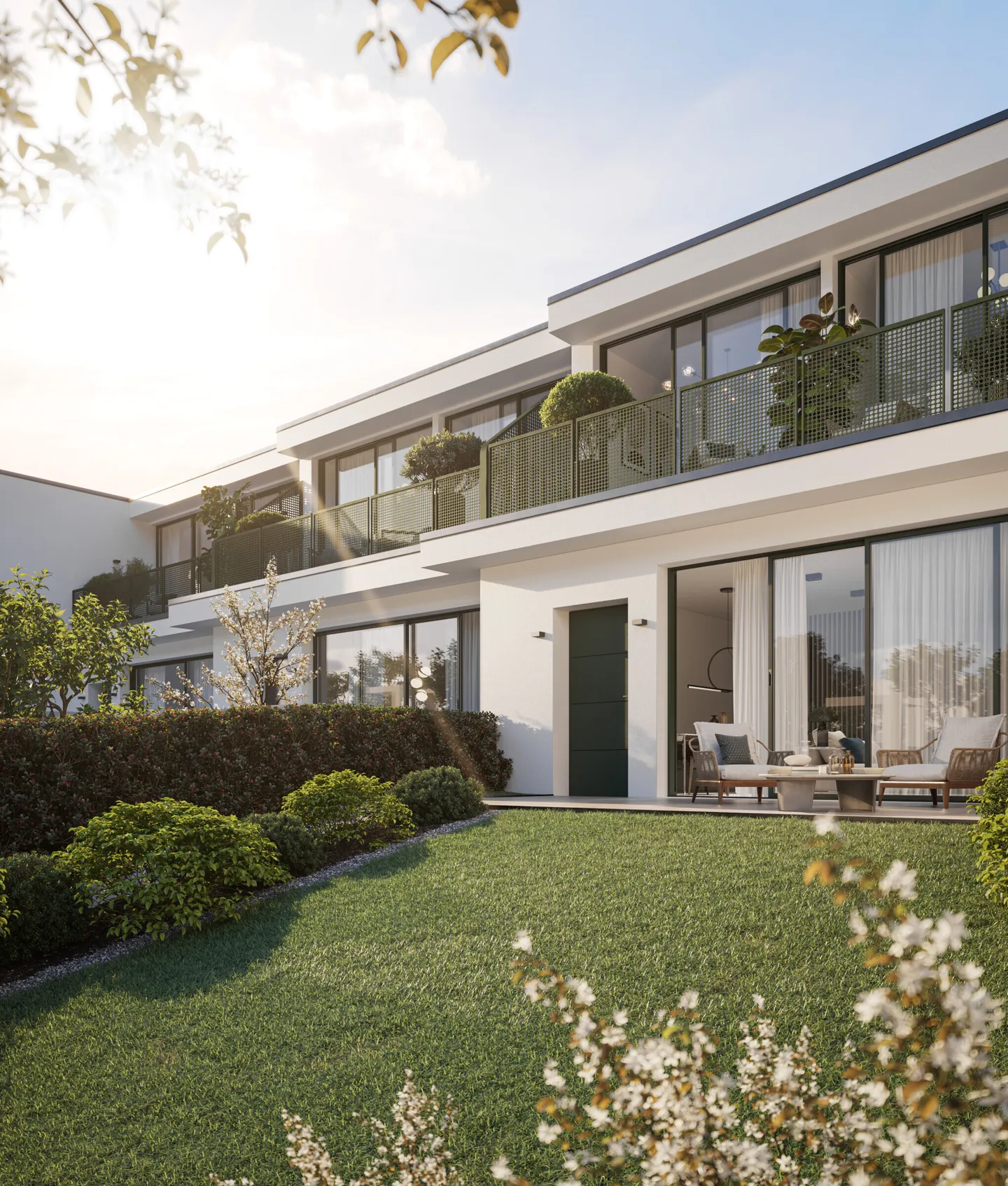 MODERN AND NEW 5.5-ROOM VILLAS WITH GARDEN IN MANNO - Photo 7 of 9