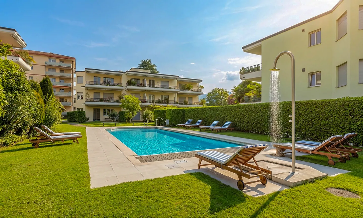 SECONDARY RESIDENCE - 3.5 ROOMS WITH GARDEN IN CASLANO - Photo 2 of 9