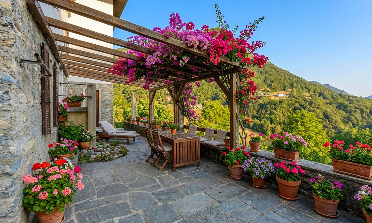 STUPENDO TERRENO CON 2 CASE E POSIZIONE DOMINANTE AD AROGNO - Foto 5 di 7