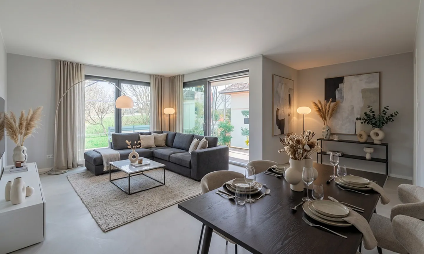 NEU UND MODERN 4.5 ZIMMER MIT GROSSEN GARTEN IN LIGORNETTO - Foto 1 von 11