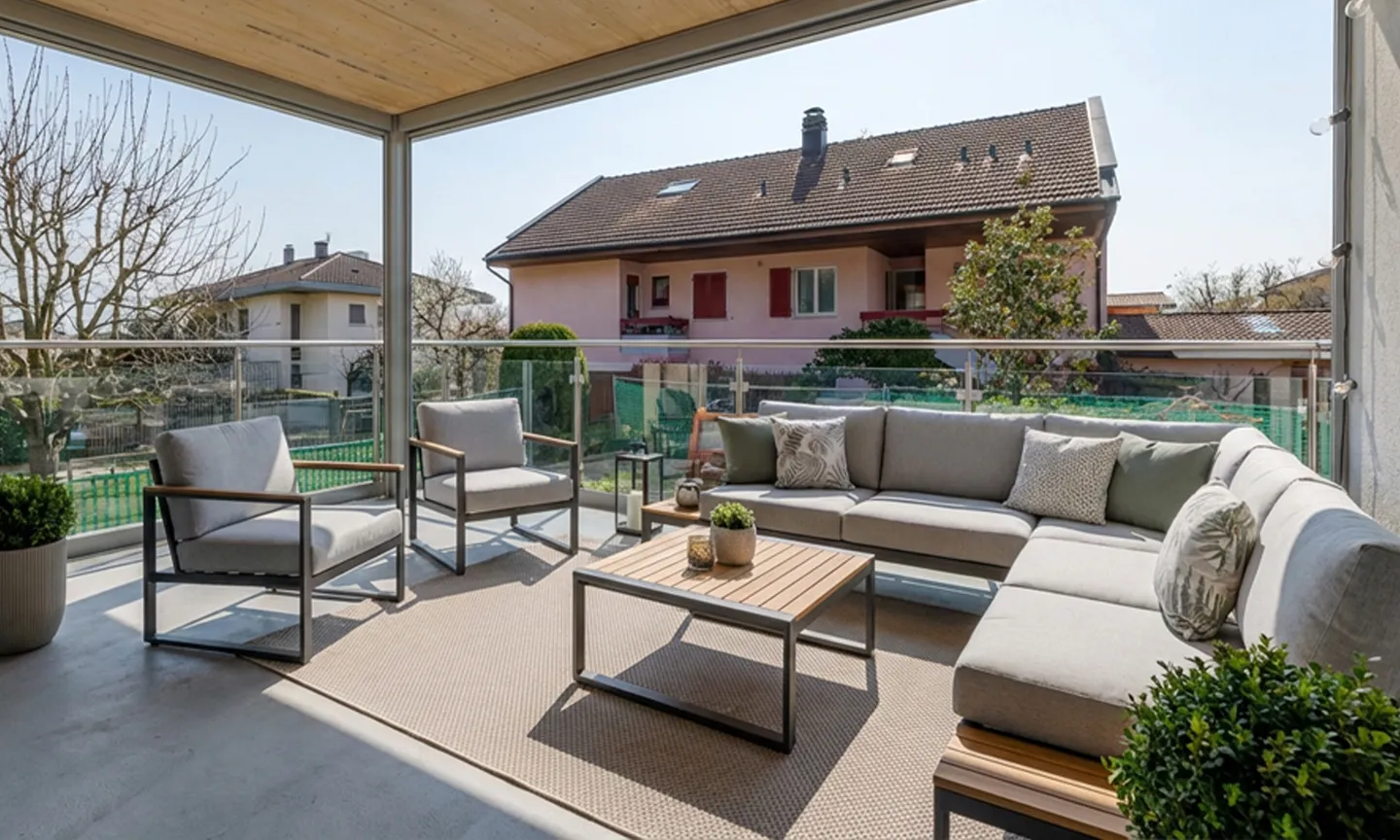 NEU UND MODERN 4.5 ZIMMER MIT GROSSEN GARTEN IN LIGORNETTO - Foto 2 von 11