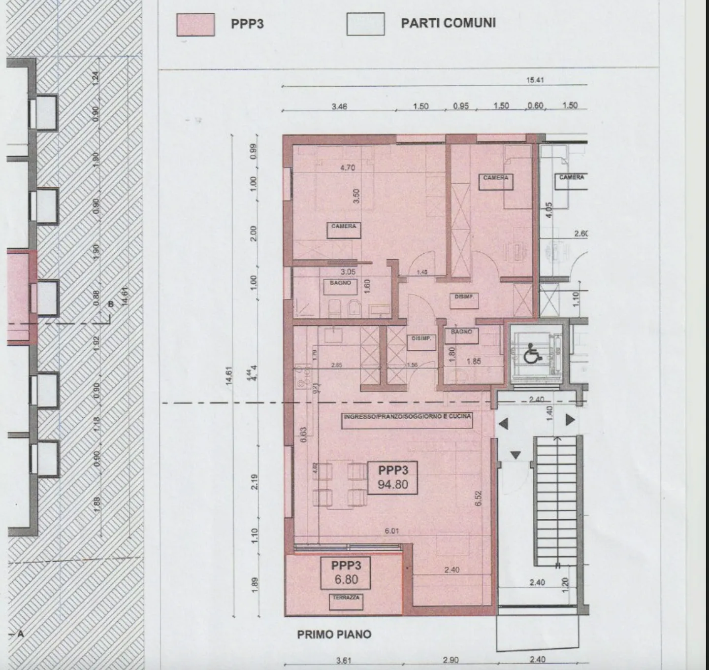 NOUVEAU ET MODERNE 3.5 PIÈCES AU PREMIER ÉTAGE À LIGORNETTO - Photo 4 sur 4