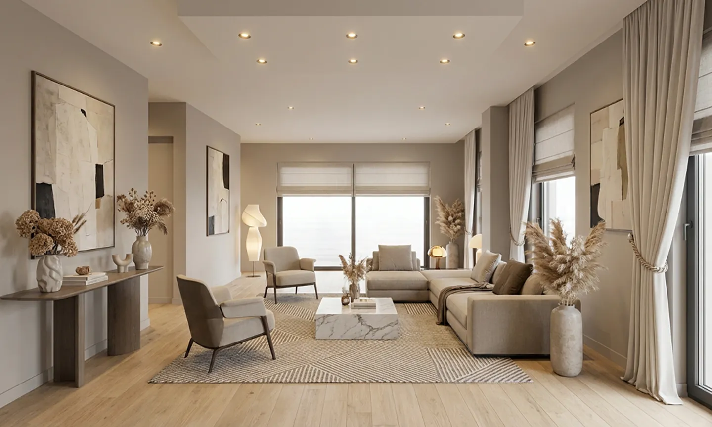 NOUVEAU ET MODERNE PENTHOUSE 4.5 AVEC GRANDES TERRASSES À LIGORNETTO - Photo 3 sur 11