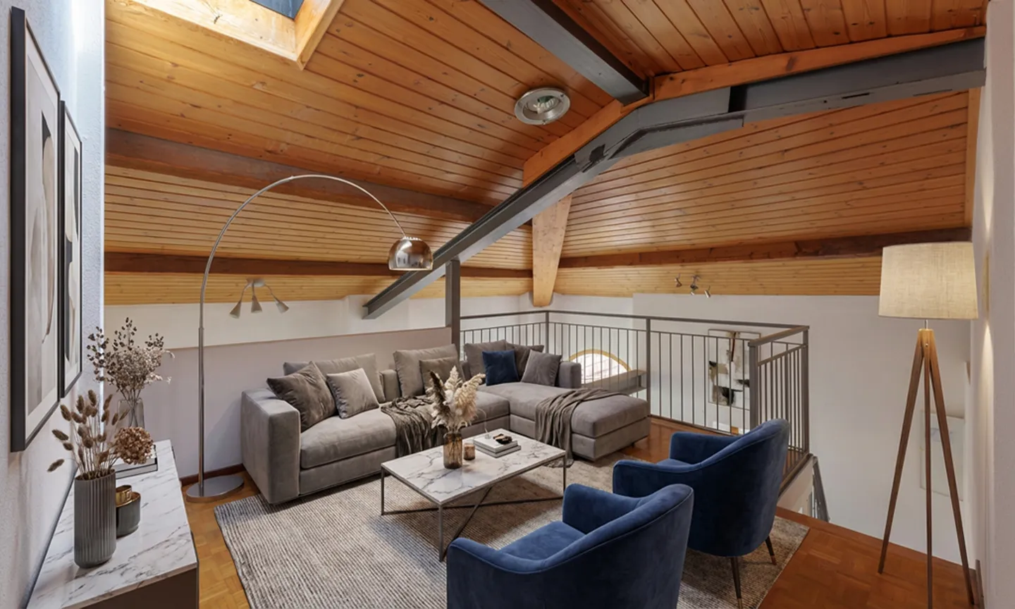 ZWEIFAMILIENHAUS MIT 7 ZIMMERN UND TERRASSE IN CURIO - Foto 4 von 13