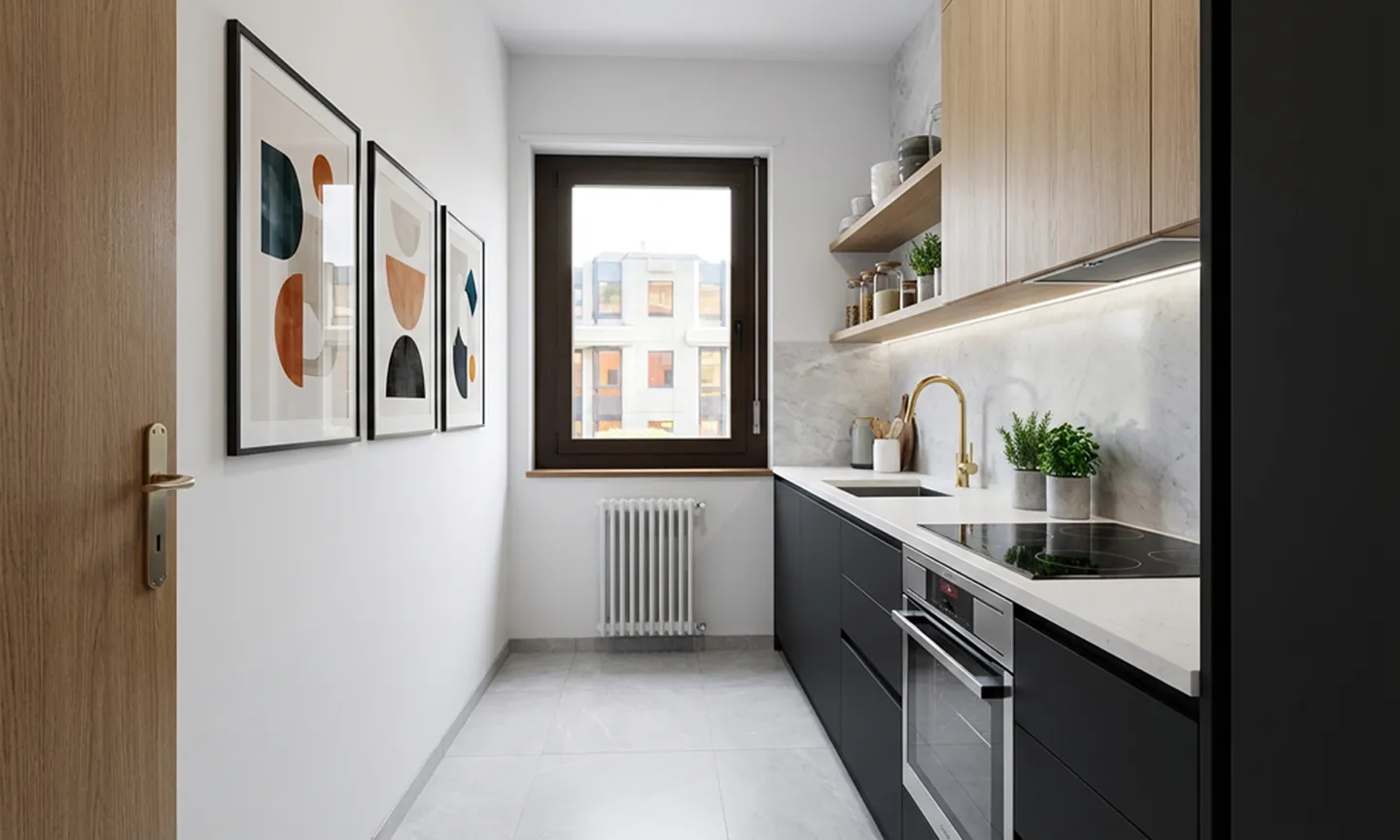 MODERN 3.5 ROOMS GROUND FLOOR IN A CONVENIENT AREA OF LUGANO - Photo 3 of 9