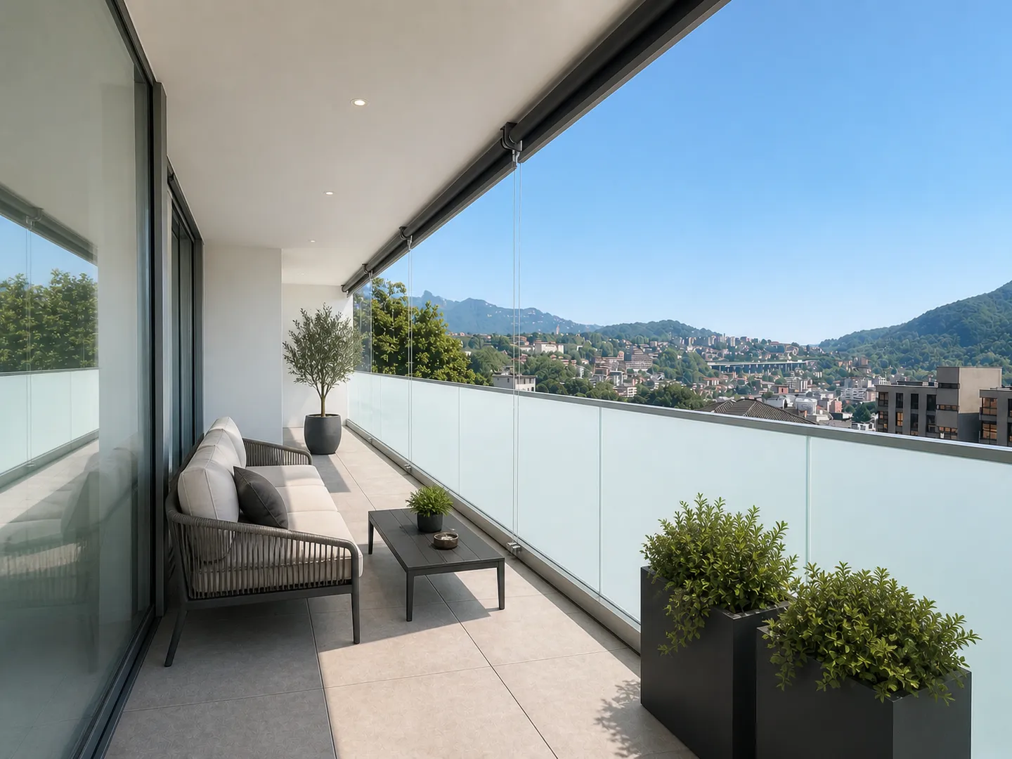 HIGH-STANDING ATTIC OF 4.5 ROOMS WITH VIEW IN VACALLO - Photo 3 of 10