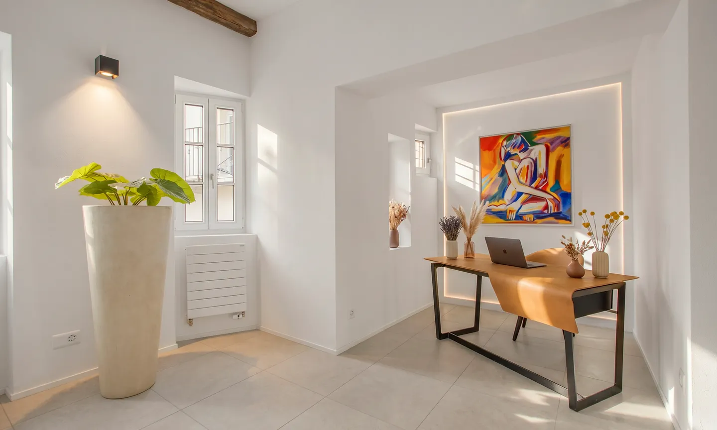 MAISON HISTORIQUE 7.5 RÉNOVÉE À NEUF À PREGASSONA ALTA - Photo 13 sur 13