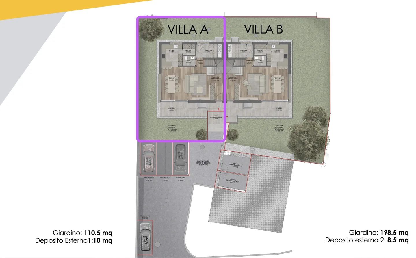 Villa moderna con giardino privato - Foto 10 di 13