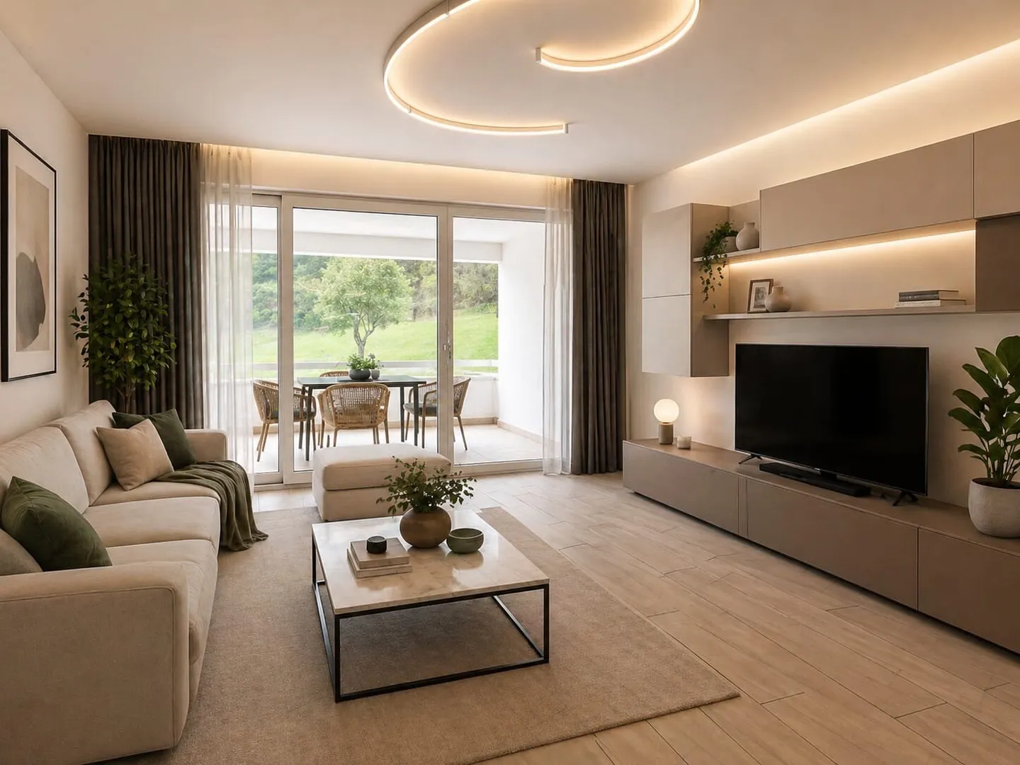 RENT TO BUY - SPLENDIDO 3.5 LOCALI CON TERRAZZA A CARONA - Photo 1 of 13
