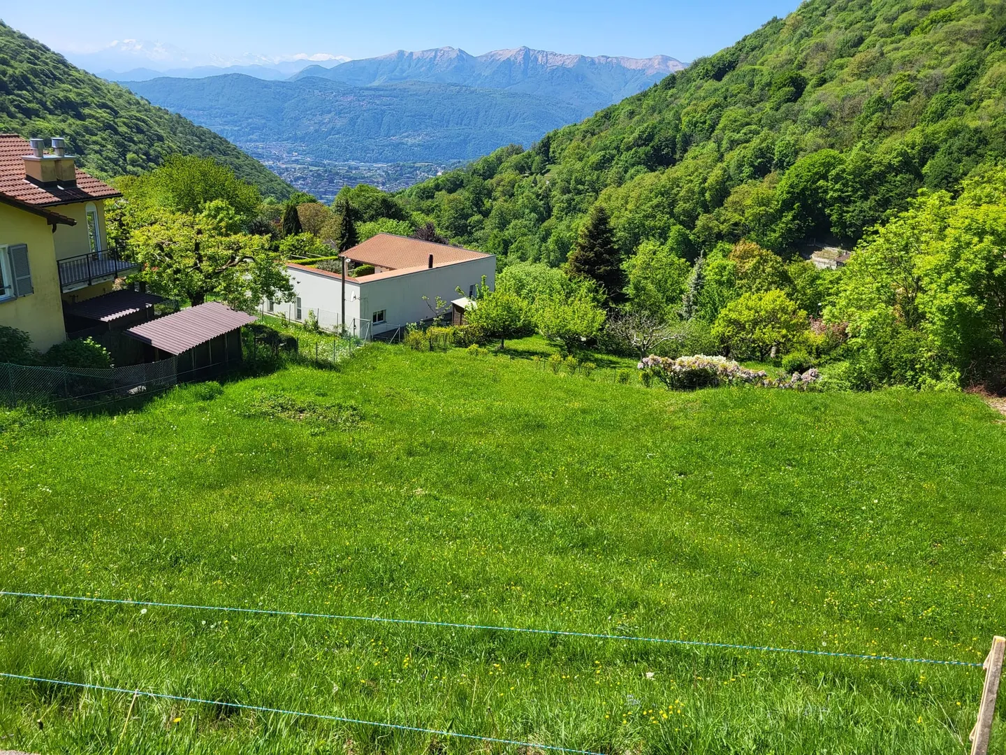 TERRENO EDIFICABILE DI 1000 MQ A BRÈ SOPRA LUGANO - Photo 1 sur 1