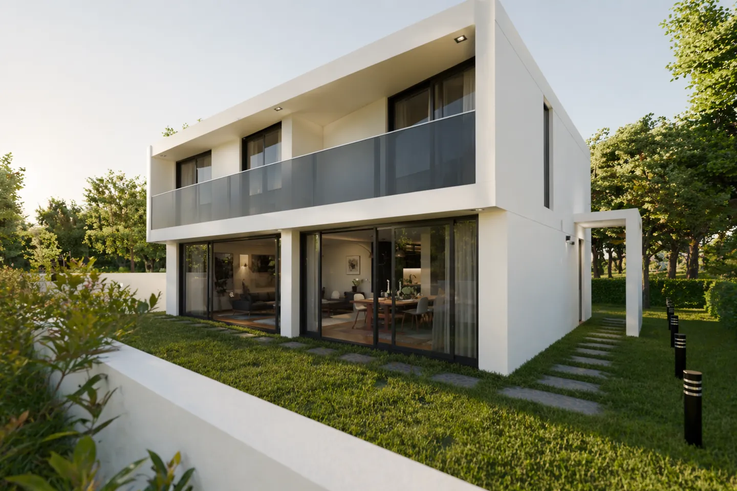 NEW AND MODERN VILLA 4.5 ROOMS WITH GARDEN IN GRAVESANO - Photo 1 of 12