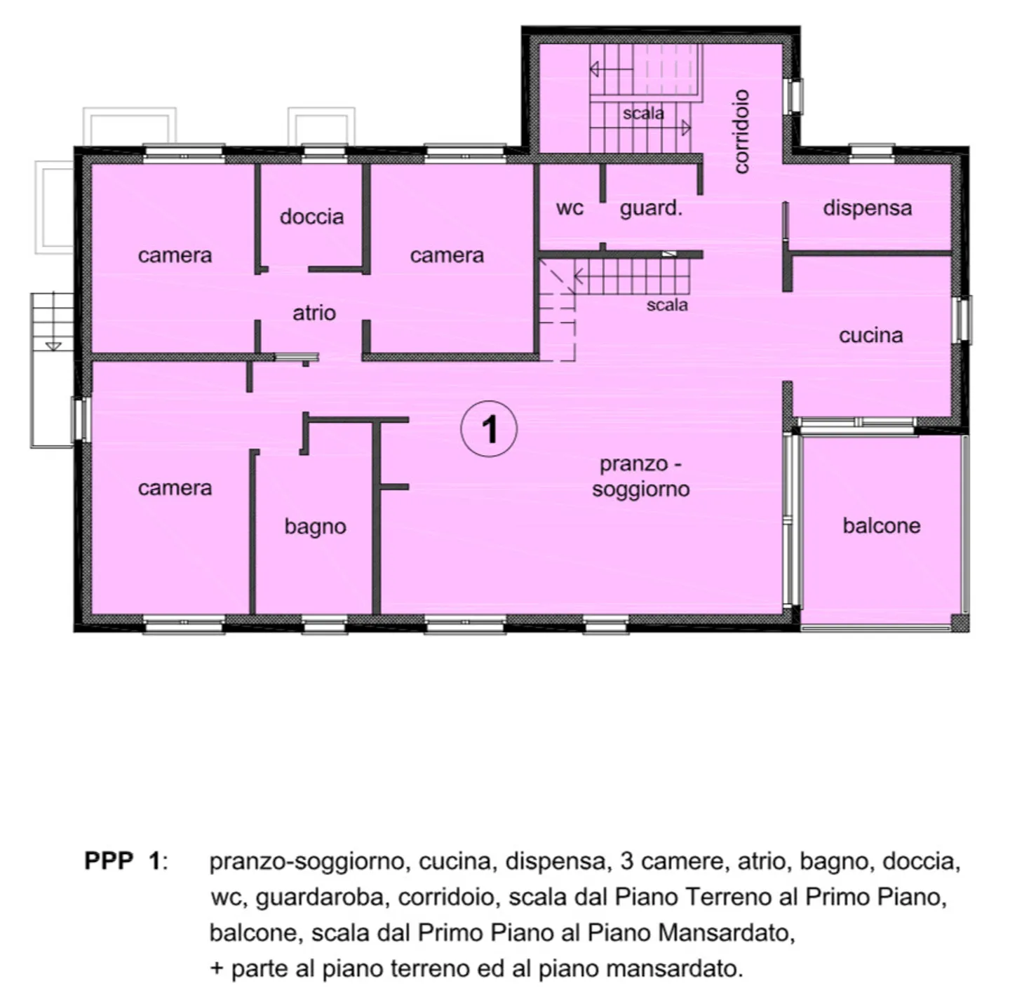 FOR RENT: SPACIOUS AND SPLENDID PENTHOUSE WITH 5 ROOMS IN CURIO - Photo 11 of 11
