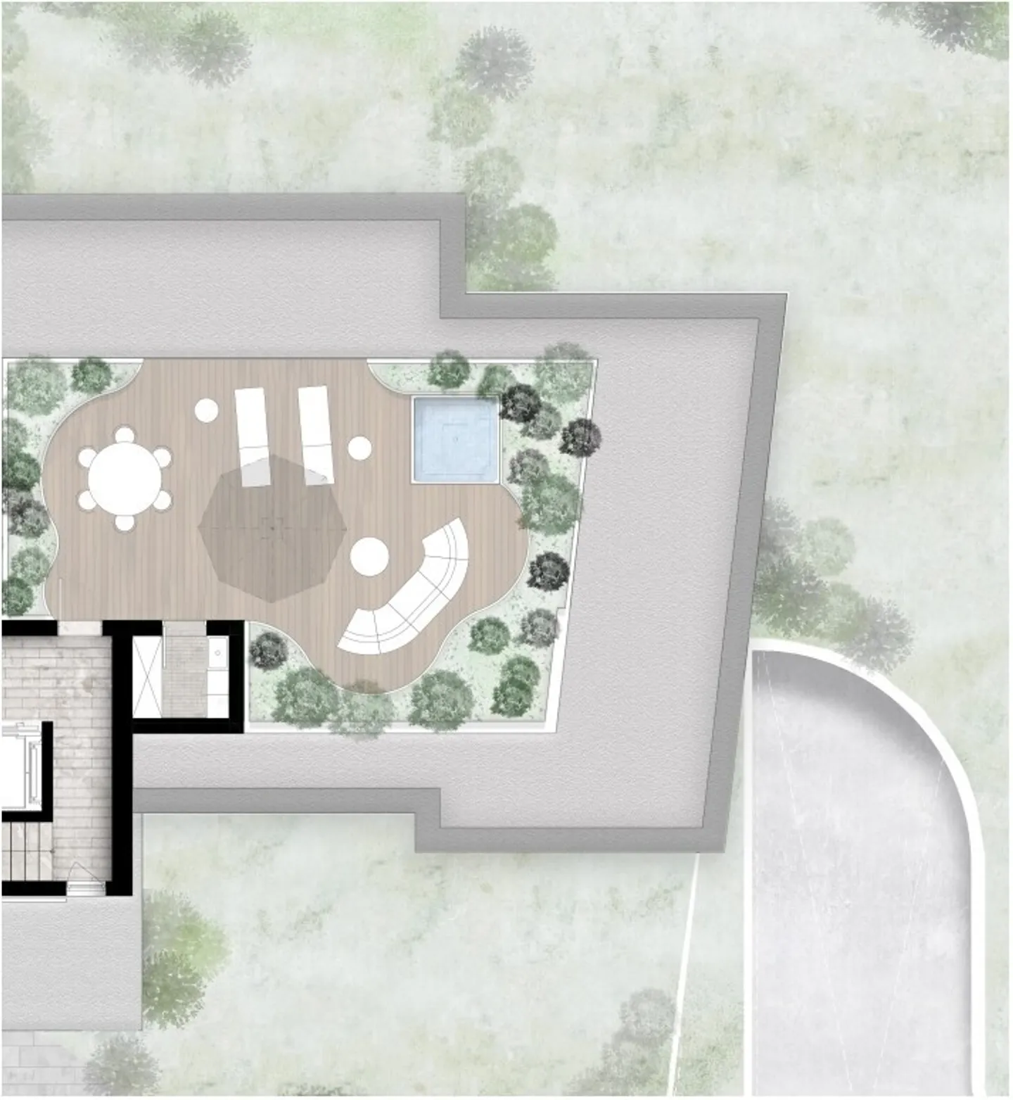 NOUVEAU 4.5 PIÈCES DE LUXE AVEC ROOFTOP PRIVÉ À PREGASSONA - Photo 8 sur 11