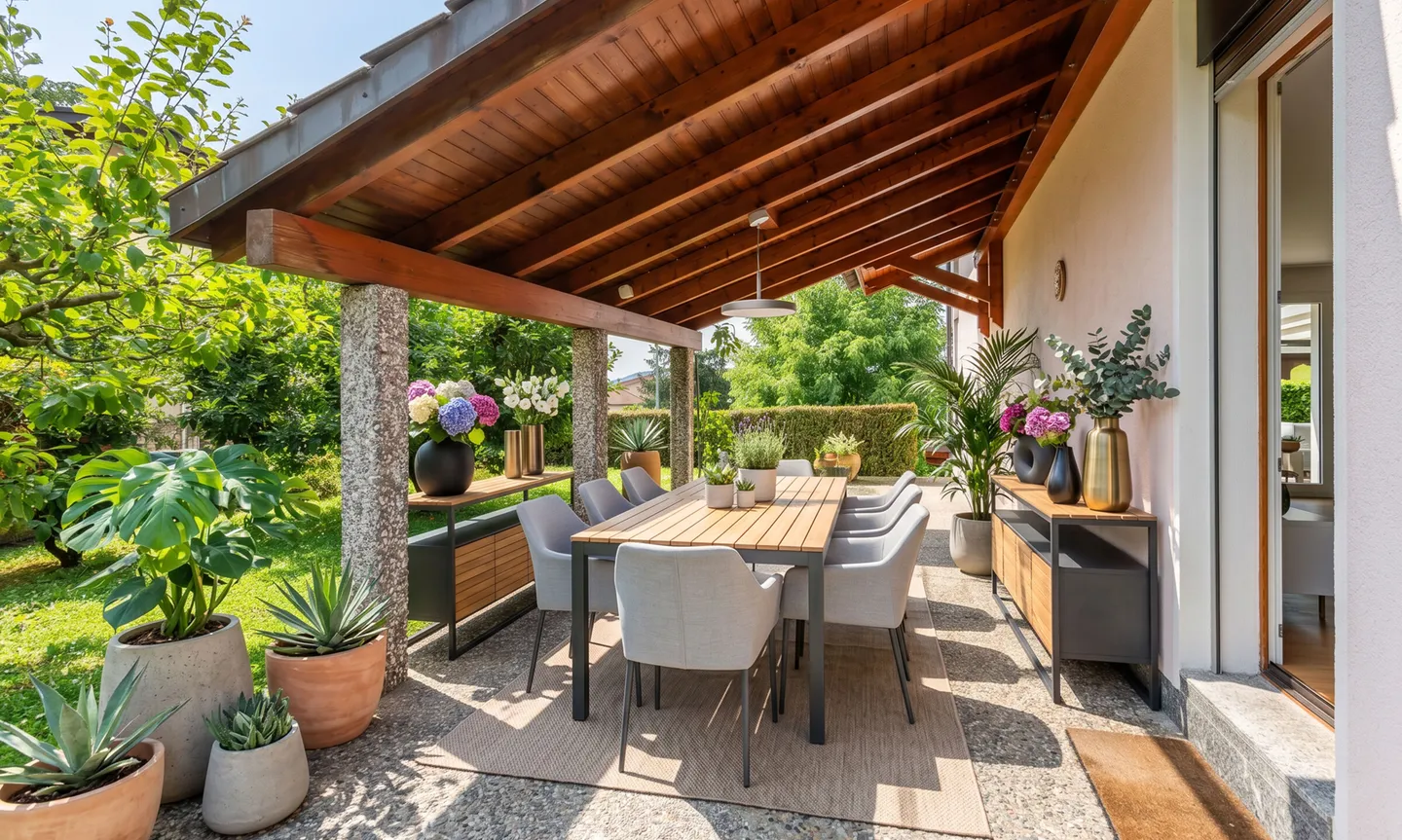 GROßES DOPPELTHAUS MIT 7 ZIMMERN UND GARTEN IN LIGORNETTO - Foto 3 von 9