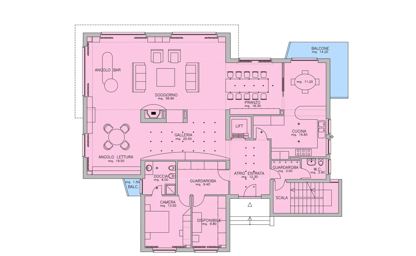 PRESTIGIÖSE VILLA MIT 9,5 ZIMMERN UND GROSSEM GRUNDSTÜCK IN VACALLO - Foto 11 von 13