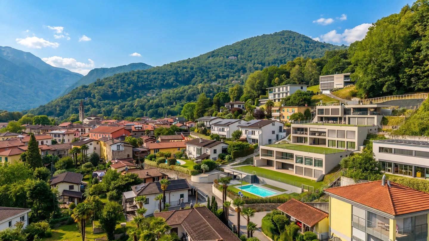 MODERNO E AMPIO 2.5 CON GIARDINO PRIVATO A PONTE CAPRIASCA - Foto 9 von 10