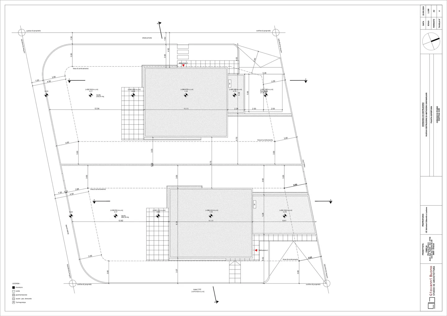 NEUE VILLA ZU BAUEN MIT PROJEKT IN SAN PIETRO DI STABIO - Foto 9 von 9