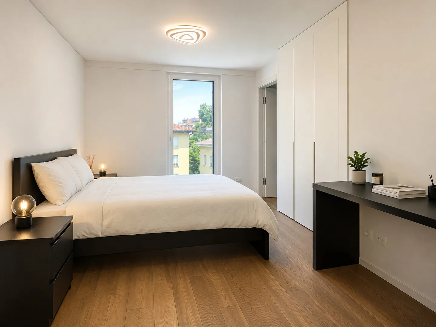 HELL 3.5 ZIMMER MIT TERRASSE UND SEEBLICK IN MASSAGNO - Foto 4 von 8