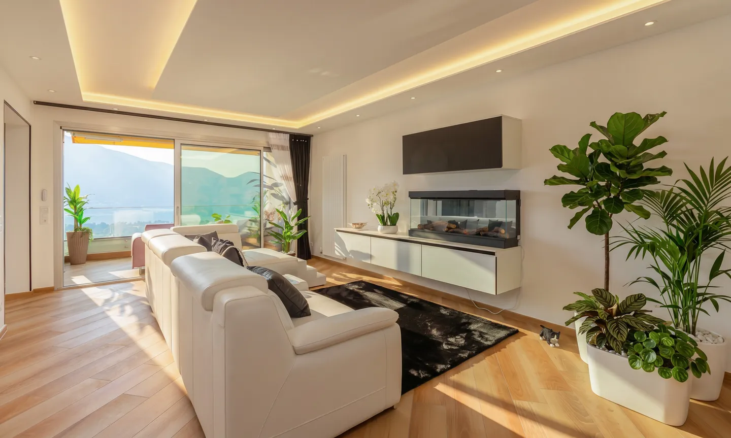 MERAVIGLIOSO 3.5 LOC. ARREDATO VISTA LAGO E PISCINA LOCARNO - Photo 2 sur 13