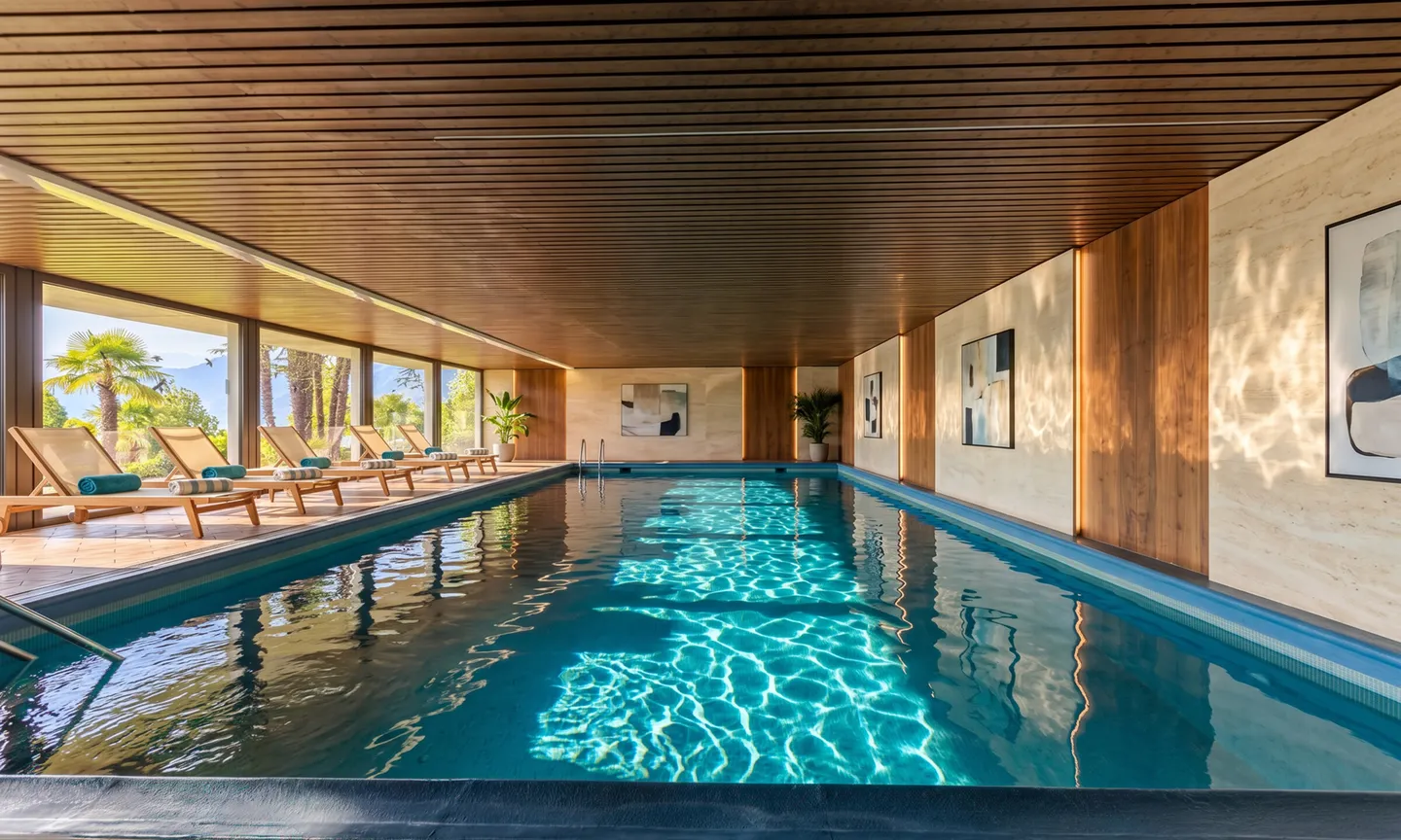 MERAVIGLIOSO 3.5 LOC. ARREDATO VISTA LAGO E PISCINA LOCARNO - Photo 9 sur 13