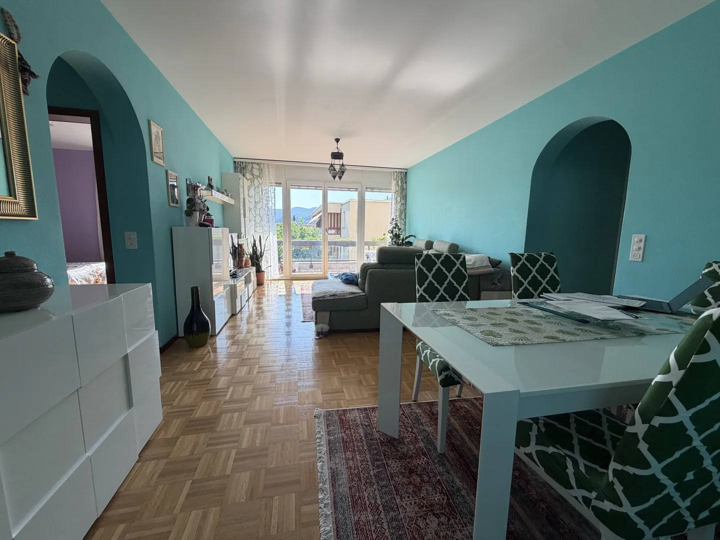 Charmante 3.5 Zimmer mit Terrasse und Garten in Pregassona - Foto 1 von 9